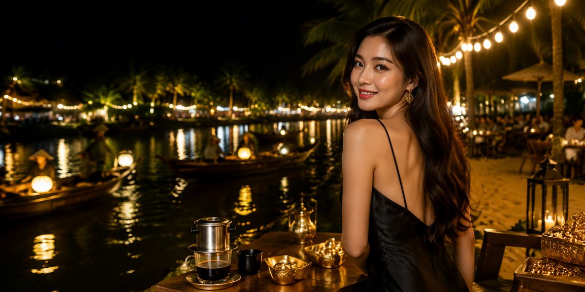 Người dùng vùng Mekong xem kết quả xổ số và cá cược thể thao trong quán cà phê buổi chiều