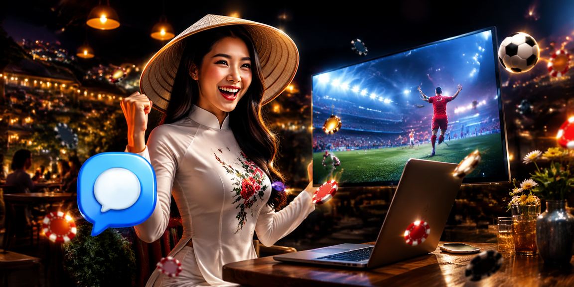 Người dùng Việt Nam xem thông tin cược thể thao trên màn hình lớn trong không gian giải trí hiện đại